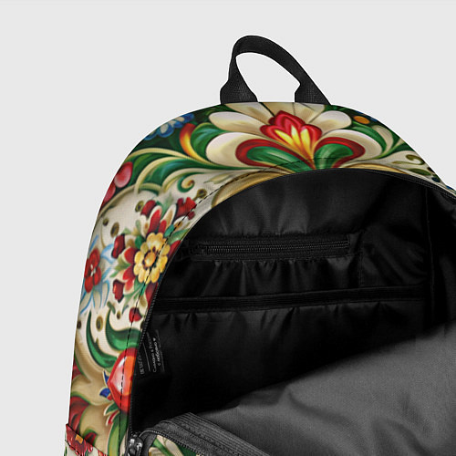 Рюкзак Русские классические узоры и орнамент / 3D-принт – фото 4