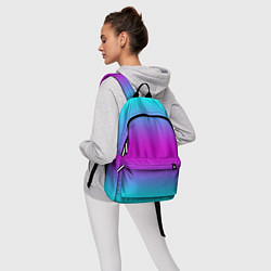 Рюкзак Градиент неоновые цвета, цвет: 3D-принт — фото 2