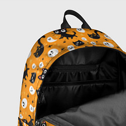 Рюкзак Паттерн с черными кошками, цвет: 3D-принт — фото 2