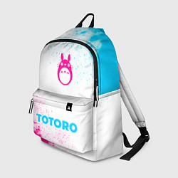 Рюкзак Totoro neon gradient style по-центру, цвет: 3D-принт