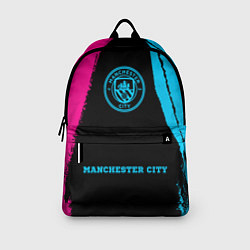 Рюкзак Manchester City - neon gradient по-центру, цвет: 3D-принт — фото 2