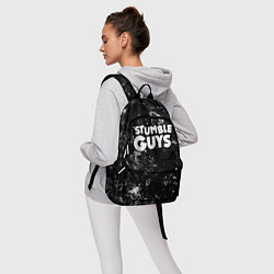Рюкзак Stumble Guys black ice, цвет: 3D-принт — фото 2