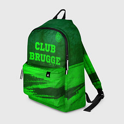 Рюкзак Club Brugge - green gradient посередине, цвет: 3D-принт