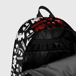 Рюкзак Marshmello краски, цвет: 3D-принт — фото 2