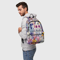 Рюкзак Психоделические монстры, цвет: 3D-принт — фото 2