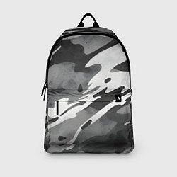 Рюкзак Черно белый камуфляж, цвет: 3D-принт — фото 2
