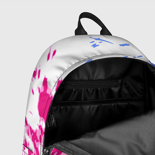 Рюкзак Cyberpunk 2077 неоновые краски / 3D-принт – фото 4