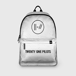 Рюкзак Twenty One Pilots glitch на светлом фоне по-центру, цвет: 3D-принт — фото 2