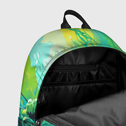 Рюкзак Зелёная кислотная абстракция, цвет: 3D-принт — фото 2