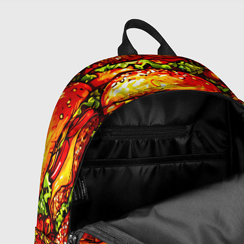 Рюкзак Бургеры / 3D-принт – фото 4
