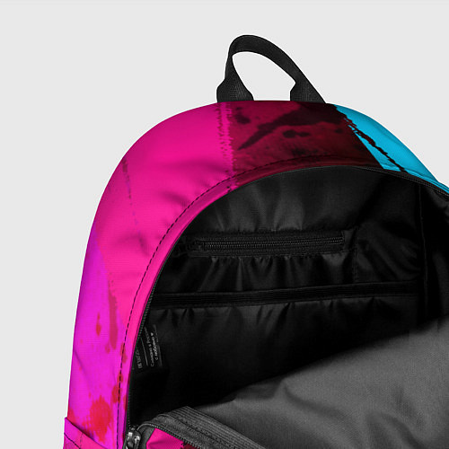 Рюкзак AC DC - neon gradient по-центру / 3D-принт – фото 4