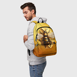 Рюкзак Пчела на золоте, цвет: 3D-принт — фото 2