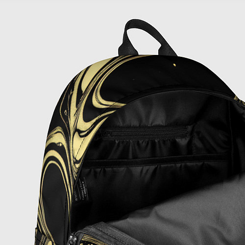 Рюкзак Разводы в виде кругов и линий - текстура / 3D-принт – фото 4