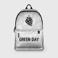 Рюкзак Green Day glitch на светлом фоне по-центру, цвет: 3D-принт — фото 2