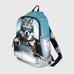 Рюкзак Волк авиатор, цвет: 3D-принт