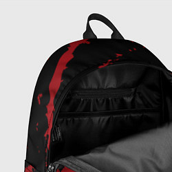 Рюкзак The color is red and black, цвет: 3D-принт — фото 2