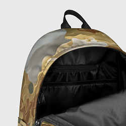 Рюкзак Золотистый камуфляж, цвет: 3D-принт — фото 2