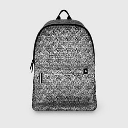 Рюкзак Чёрно-белый текстурный, цвет: 3D-принт — фото 2