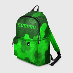 Рюкзак Subaru - green gradient посередине, цвет: 3D-принт