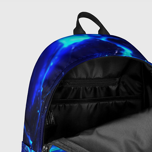 Рюкзак Синие плиты лед / 3D-принт – фото 4