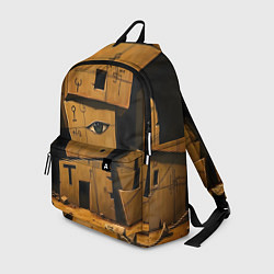 Рюкзак Глаза в каменных домах, цвет: 3D-принт