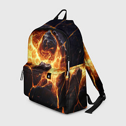 Рюкзак Золотая лава текстура