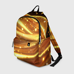 Рюкзак Золотая ткань с блестками, цвет: 3D-принт