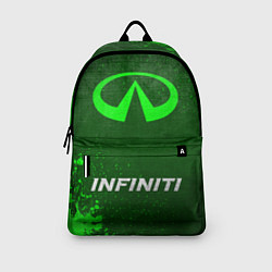 Рюкзак Infiniti - green gradient по-центру, цвет: 3D-принт — фото 2