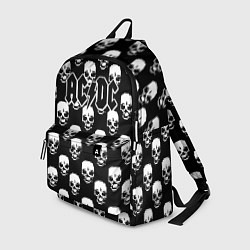 Рюкзак AC DC rock skull, цвет: 3D-принт