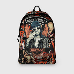 Рюкзак Nirvana Kurt Cobain на фоне гитар, цвет: 3D-принт — фото 2