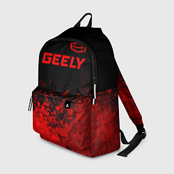 Рюкзак Geely - red gradient посередине, цвет: 3D-принт