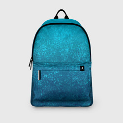 Рюкзак Лазурный голубой текстурный градиент, цвет: 3D-принт — фото 2