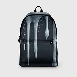 Рюкзак Белая объемная слизь текстура, цвет: 3D-принт — фото 2