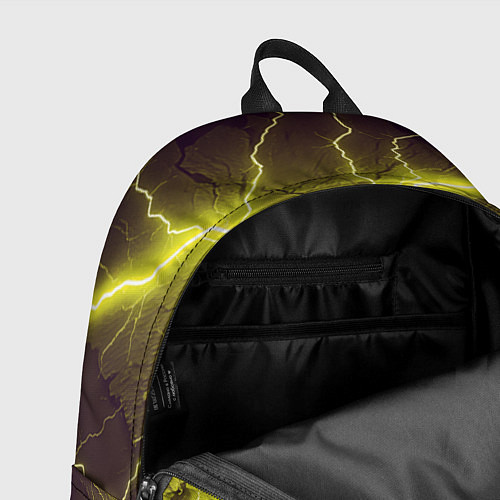 Рюкзак Color yellow black / 3D-принт – фото 4