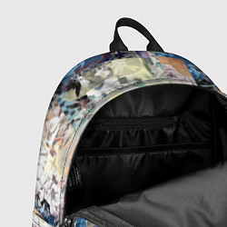 Рюкзак Цветочная геометрическая абстракция, цвет: 3D-принт — фото 2