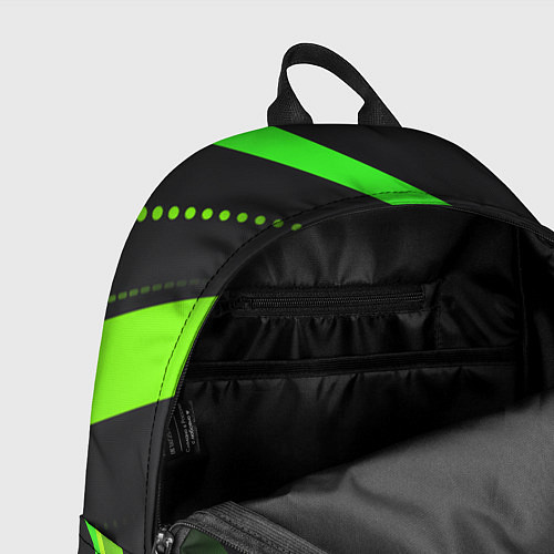 Рюкзак Color black green / 3D-принт – фото 4