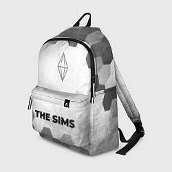Рюкзак The Sims - white gradient по-центру, цвет: 3D-принт
