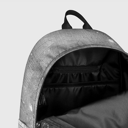 Рюкзак Geely - grey gradient по-центру / 3D-принт – фото 4