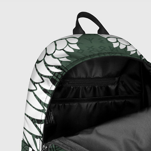 Рюкзак Древние руны и древо жизни с крыльями / 3D-принт – фото 4