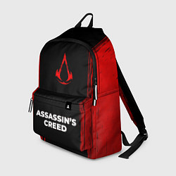 Рюкзак Assassins Creed - red gradient по-центру, цвет: 3D-принт
