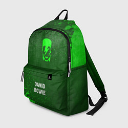 Рюкзак David Bowie - green gradient по-центру, цвет: 3D-принт