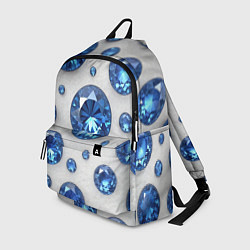 Рюкзак Россыпь сапфиров, цвет: 3D-принт