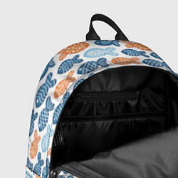 Рюкзак Разноцветные рыбы на белом, цвет: 3D-принт — фото 2