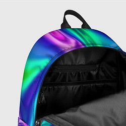 Рюкзак Neon waves, цвет: 3D-принт — фото 2