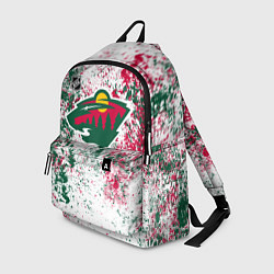 Рюкзак Minnesota Wild NHL white, цвет: 3D-принт