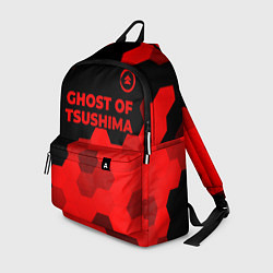 Рюкзак Ghost of Tsushima - red gradient посередине, цвет: 3D-принт