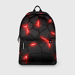Рюкзак Красная неоновая броня, цвет: 3D-принт — фото 2