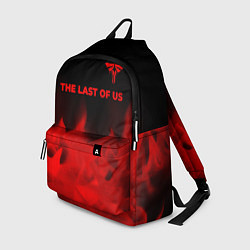 Рюкзак The Last Of Us - red gradient посередине, цвет: 3D-принт
