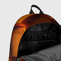Рюкзак Оранжевые объемные пластины, цвет: 3D-принт — фото 2