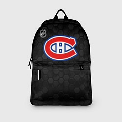 Рюкзак Монреаль Канадиенс - черные соты, цвет: 3D-принт — фото 2